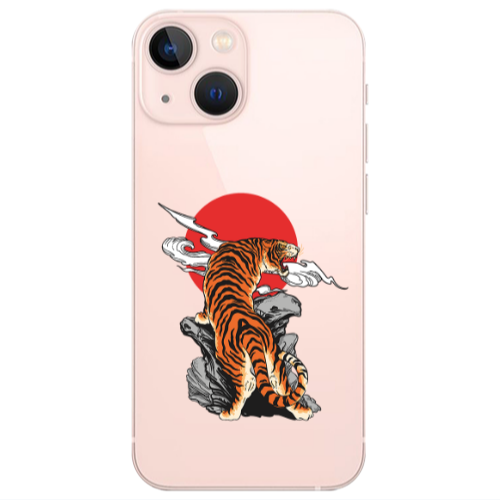 Apple iPhone 13 Mini Angry Gorilla Transparent Silicone TPU Θήκη