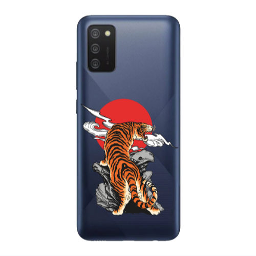 Samsung A03S Angry Gorilla Transparent Silicone TPU Θήκη