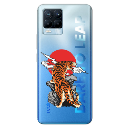 Realme 8 Pro Angry Gorilla Transparent Silicone TPU Θήκη