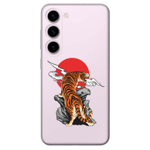 Samsung S23 Plus Angry Gorilla Transparent Silicone TPU Θήκη