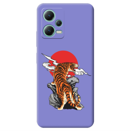 Xiaomi Redmi Note 12 Pro 5G Angry Gorilla Purple Colored Silicone TPU Θήκη