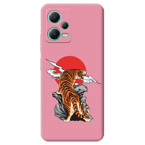 Xiaomi Redmi Note 12 Pro 5G Angry Gorilla Pink Colored Silicone TPU Θήκη