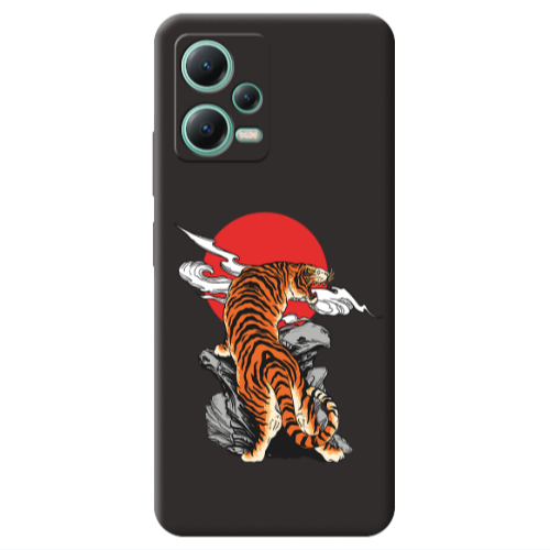 Xiaomi Redmi Note 12 Pro 5G Angry Gorilla Black Colored Silicone TPU Θήκη