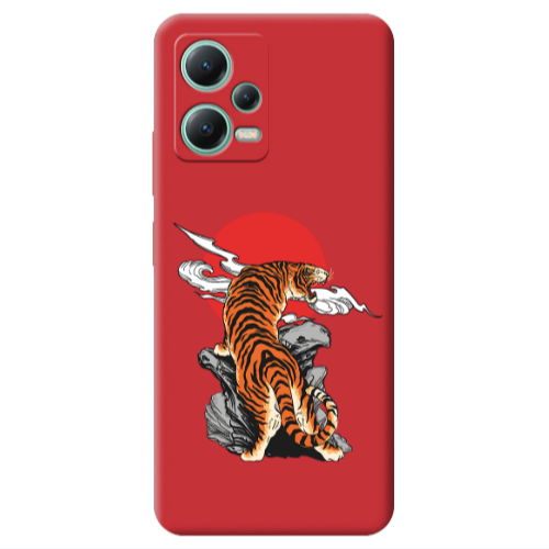 Xiaomi Redmi Note 12 Pro 5G Angry Gorilla Red Colored Silicone TPU Θήκη