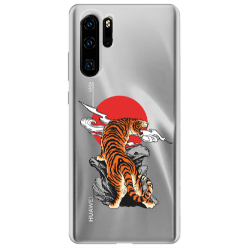 Huawei P30 Pro Angry Gorilla Transparent Silicone TPU Θήκη