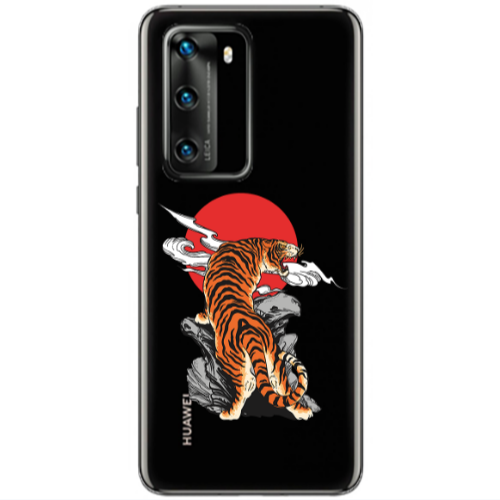 Huawei P40 Angry Gorilla Transparent Silicone TPU Θήκη