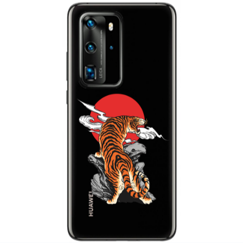 Huawei P40 Pro Angry Gorilla Transparent Silicone TPU Θήκη