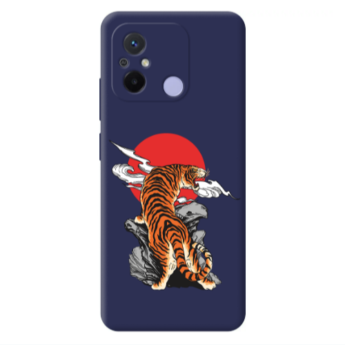 Xiaomi Redmi 12C Angry Gorilla Dark blue Colored Silicone TPU Θήκη