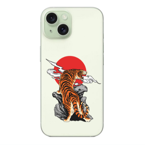 Apple iPhone 15 Angry Gorilla Transparent Silicone TPU Θήκη