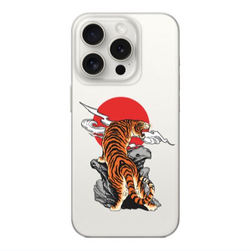 Apple iPhone 15 Pro Angry Gorilla Transparent Silicone TPU Θήκη