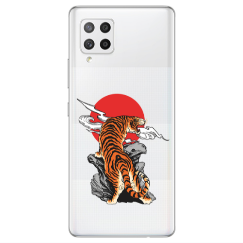 Samsung A42 5G Angry Gorilla Transparent Silicone TPU Θήκη