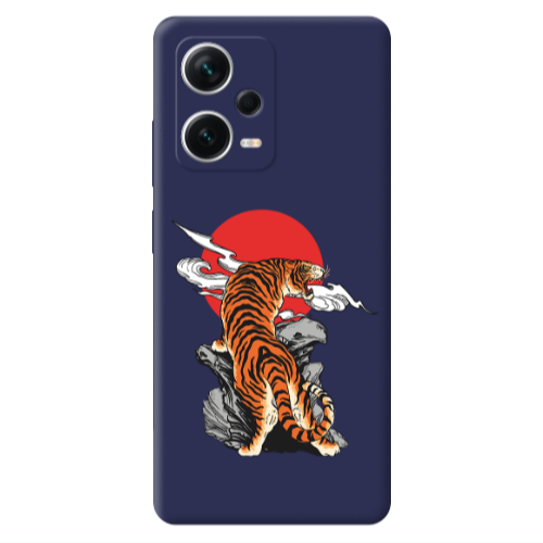 Xiaomi Poco X5 Angry Gorilla Dark blue Colored Silicone TPU Θήκη