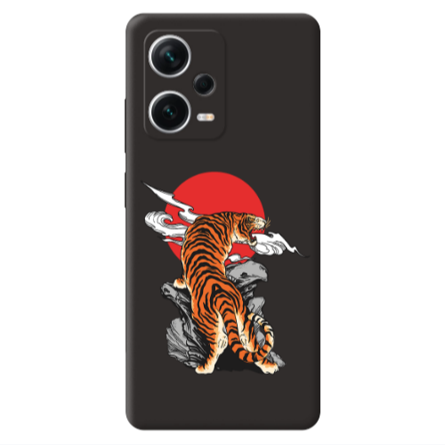 Xiaomi Poco X5 Angry Gorilla Black Colored Silicone TPU Θήκη