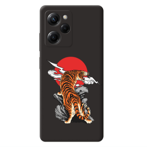 Xiaomi Poco X5 Pro Angry Gorilla Black Colored Silicone TPU Θήκη