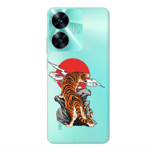 Realme C55 Angry Gorilla Transparent Silicone TPU Θήκη