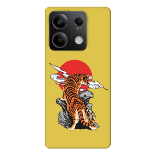 Xiaomi Redmi Note 13 5G Angry Gorilla Yellow Colored Silicone TPU Θήκη