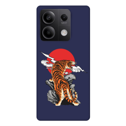 Xiaomi Redmi Note 13Pro 5G Angry Gorilla Dark blue Colored Silicone TPU Θήκη