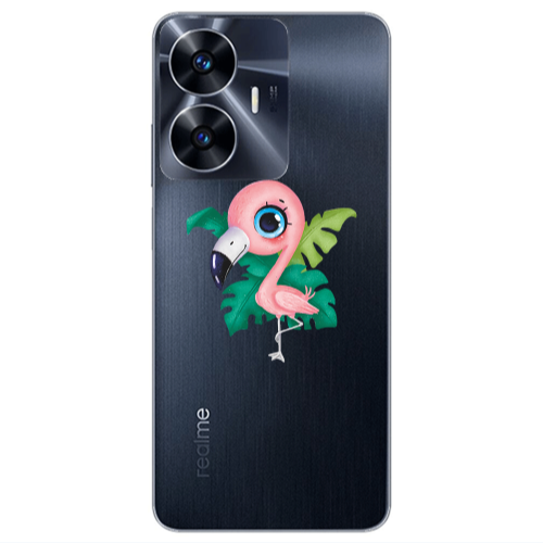 Realme Note 50 Swan Transparent Silicone TPU Θήκη