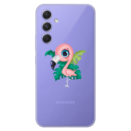 Samsung A56 Swan Transparent Silicone TPU Θήκη