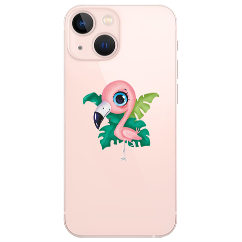 Apple iPhone 13 Swan Transparent Silicone TPU Θήκη