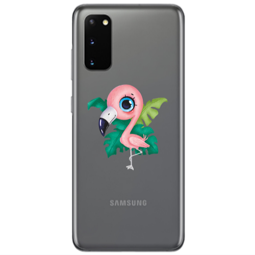Samsung S20 Swan Transparent Silicone TPU Θήκη