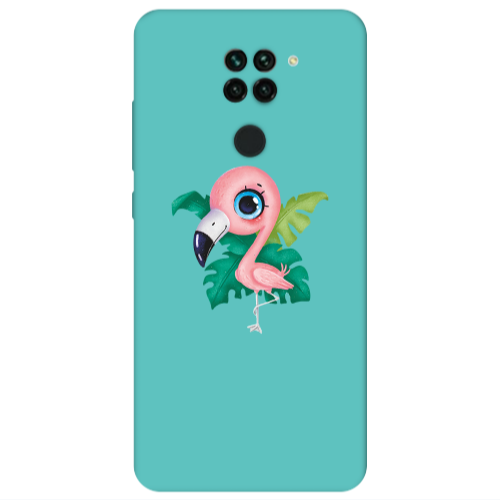 Xiaomi Redmi Note 9 Swan Turquoise Colored Silicone TPU Θήκη