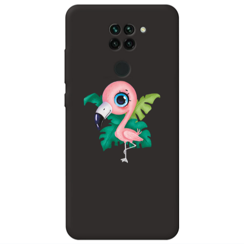 Xiaomi Redmi Note 9 Swan Black Colored Silicone TPU Θήκη