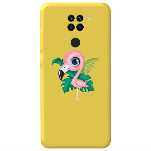 Xiaomi Redmi Note 9 Swan Yellow Colored Silicone TPU Θήκη