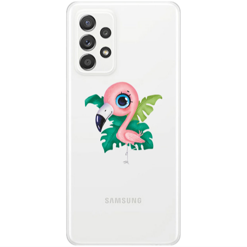 Samsung A53 Swan Transparent Silicone TPU Θήκη