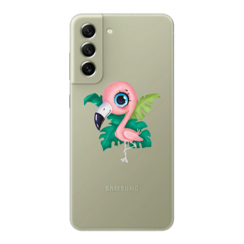 Samsung S22 Plus Swan Transparent Silicone TPU Θήκη