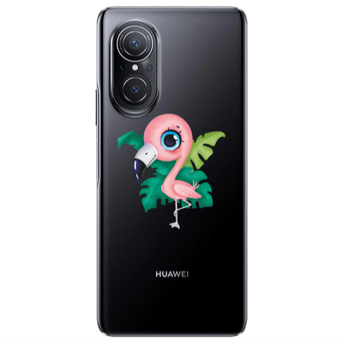 Huawei Nova 9 SE Swan Transparent Silicone TPU Θήκη
