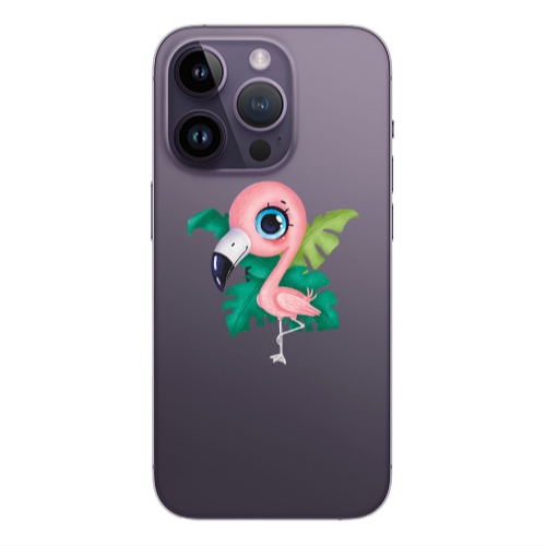 Apple iPhone 14 Pro  Swan Transparent Silicone TPU Θήκη