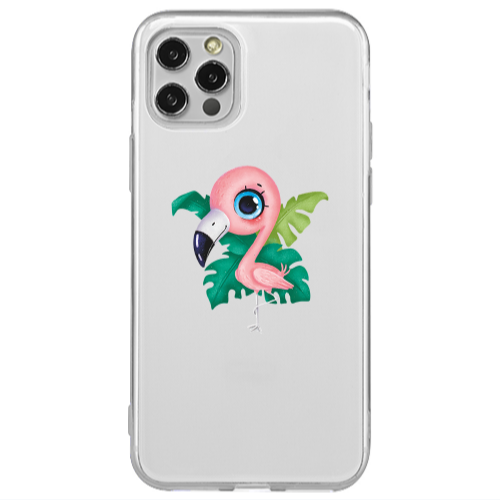 Apple iPhone 12 Pro Swan Transparent Silicone TPU Θήκη