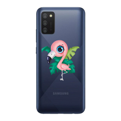 Samsung A03S Swan Transparent Silicone TPU Θήκη