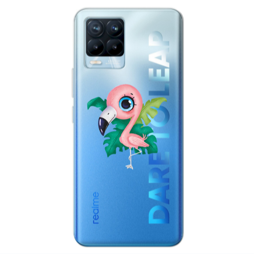 Realme 8 Pro Swan Transparent Silicone TPU Θήκη