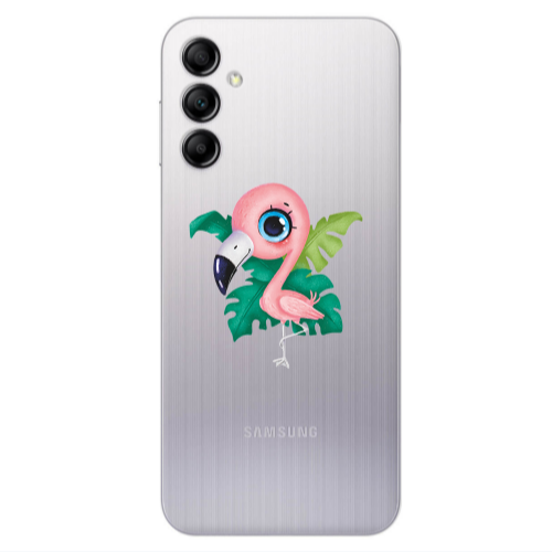 Samsung A24 Swan Transparent Silicone TPU Θήκη