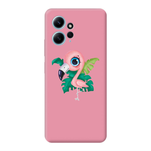 Xiaomi Redmi Note 12 4G Swan Pink Colored Silicone TPU Θήκη