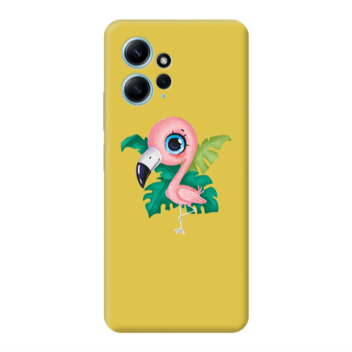 Xiaomi Redmi Note 12 4G Swan Yellow Colored Silicone TPU Θήκη