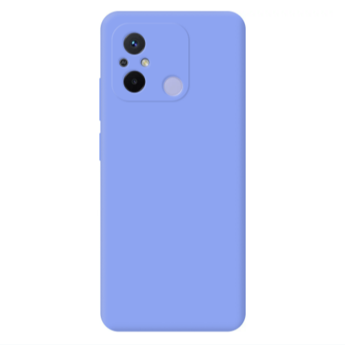 Xiaomi Redmi 12C Swan Light Purple Colored Silicone TPU Θήκη