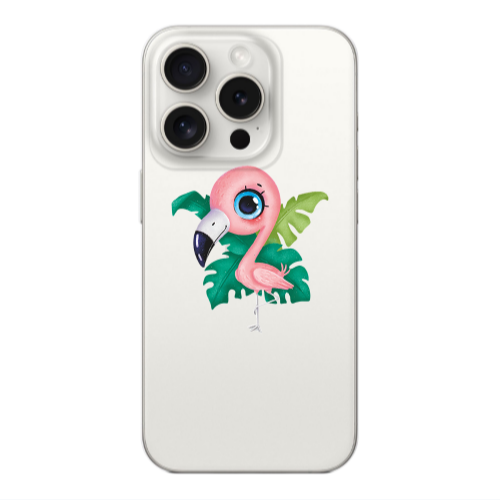 Apple iPhone 15 Pro Swan Transparent Silicone TPU Θήκη