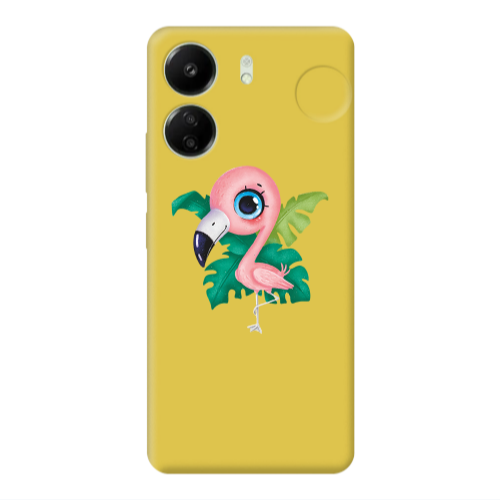 Xiaomi Redmi 13C Swan Yellow Colored Silicone TPU Θήκη