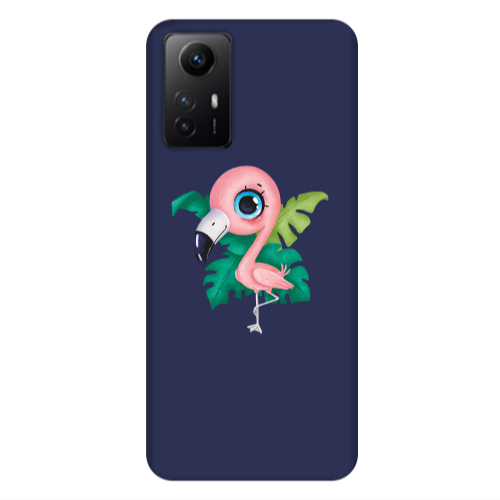 Xiaomi Redmi Note 12s Swan Dark blue Colored Silicone TPU Θήκη