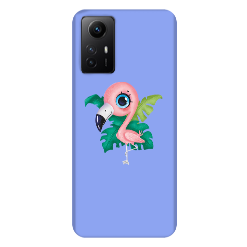 Xiaomi Redmi Note 12s Swan Light Purple Colored Silicone TPU Θήκη