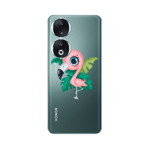 Honor 90 5G Swan Transparent Silicone TPU Θήκη