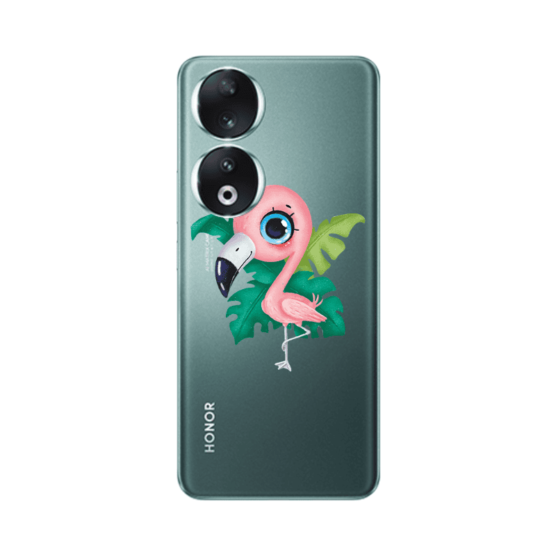 Honor 90 5G Swan Transparent Silicone TPU Θήκη