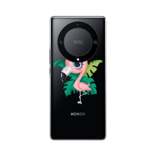 Honor Magic5 Lite 5G Swan Transparent Silicone TPU Θήκη