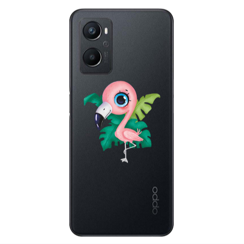 Oppo A 96 Swan Transparent Silicone TPU Θήκη