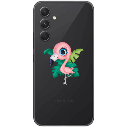 Samsung Galaxy A25 Swan Transparent Silicone TPU Θήκη