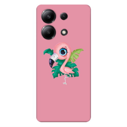 Xiaomi Redmi Note 13 4G Swan Pink Colored Silicone TPU Θήκη