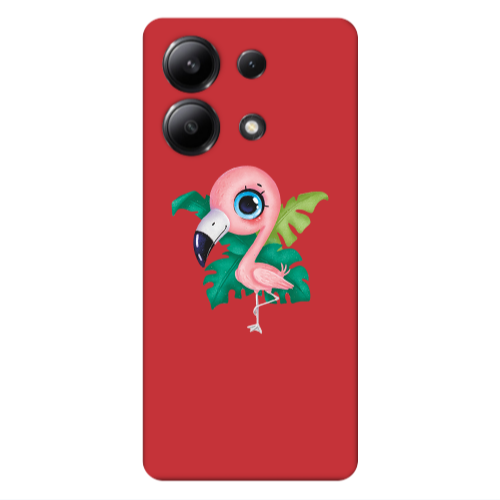 Xiaomi Redmi Note 13 4G Swan Red Colored Silicone TPU Θήκη